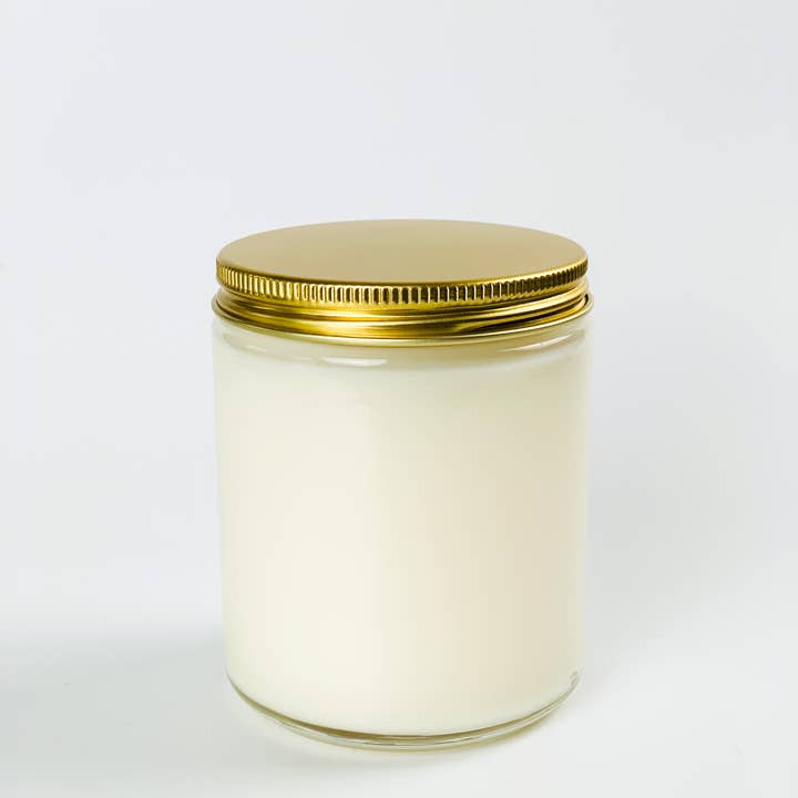 Indiva Fragrance Studio - Wholesale Jar/Filled Candle - Future Mrs. 8 oz. Clear Jar Soy Candle 2