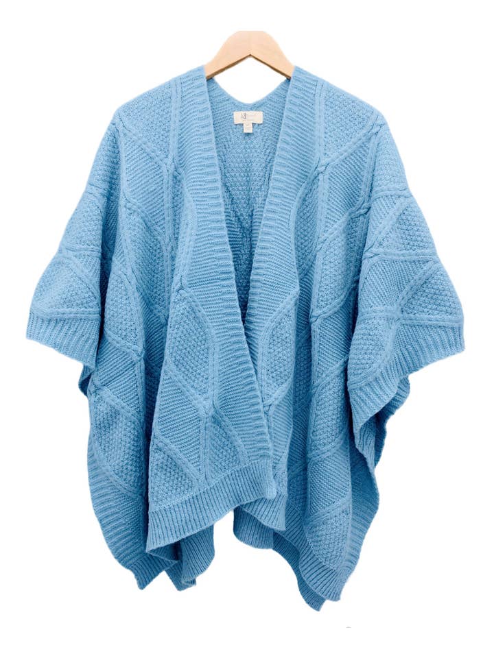 JC Sunny Fashion – Cardigan - Mulher por atacado – JC063337 5 cores - Peixe Estampado Ruana9