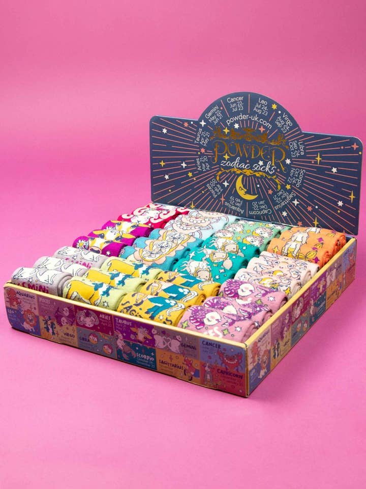 Powder Design inc - US - Wholesale Socks - Women's - Gifting Zodiac Sock Pack