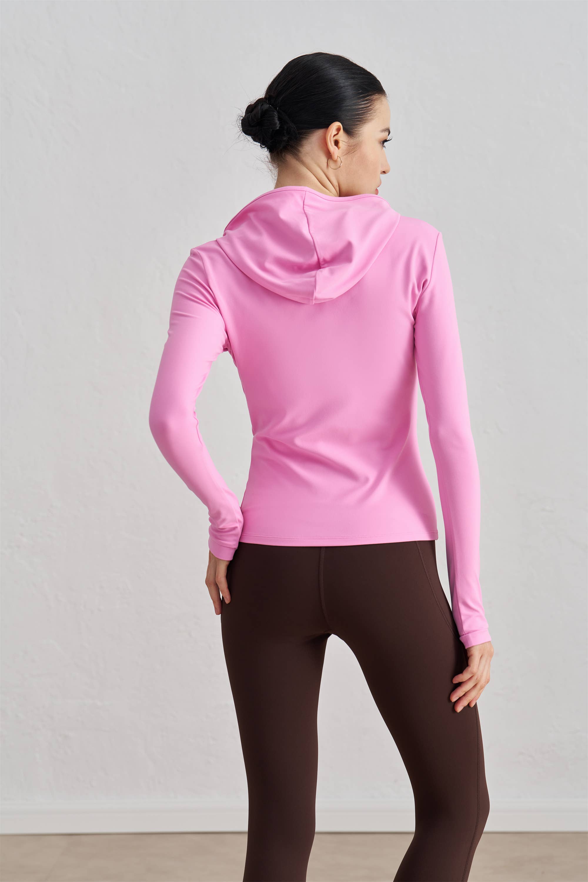 91thelabel - Wholesale Athletic Top - Women's - Juno Long Sleeve Active Top With Hoodie 12