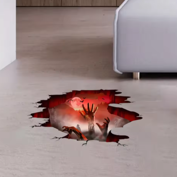 Buddha Ayurveda – wholesale Wall decal/stickers – Creative 3D Ghost Hand Wall Sticker Removable1