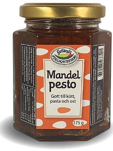 Mandelpesto 175g för wholesale av Överstekvarn Chili Gotland