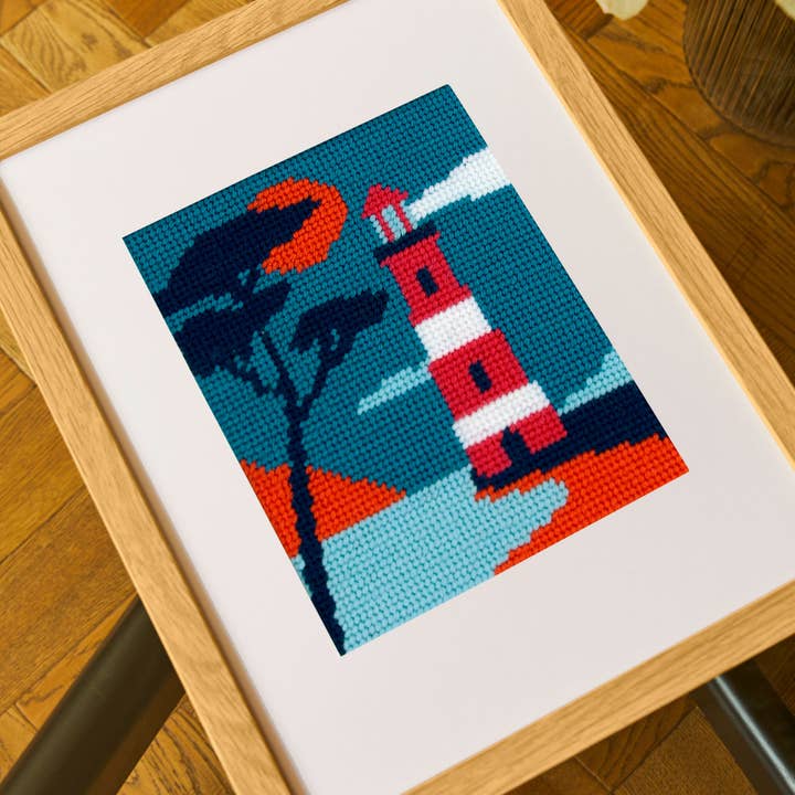 DMC - Wholesale Embroidery/Cross Stitch Supplies - DMC Designer Needlepoint Tapestry Kit - Lighthouse0