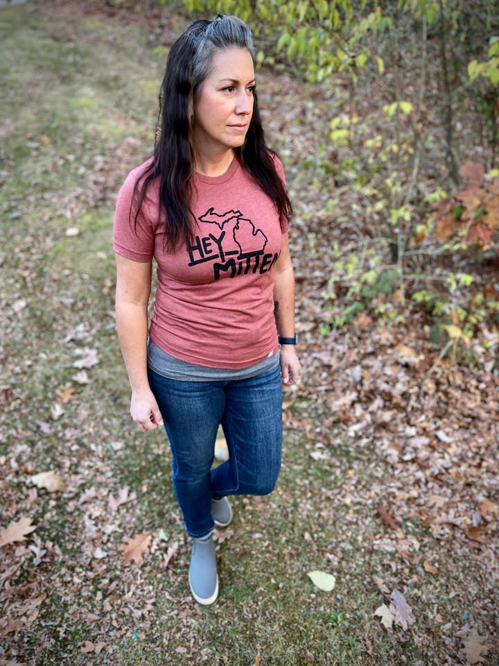 Hey Mitten T-shirt for wholesale by 517 Threads