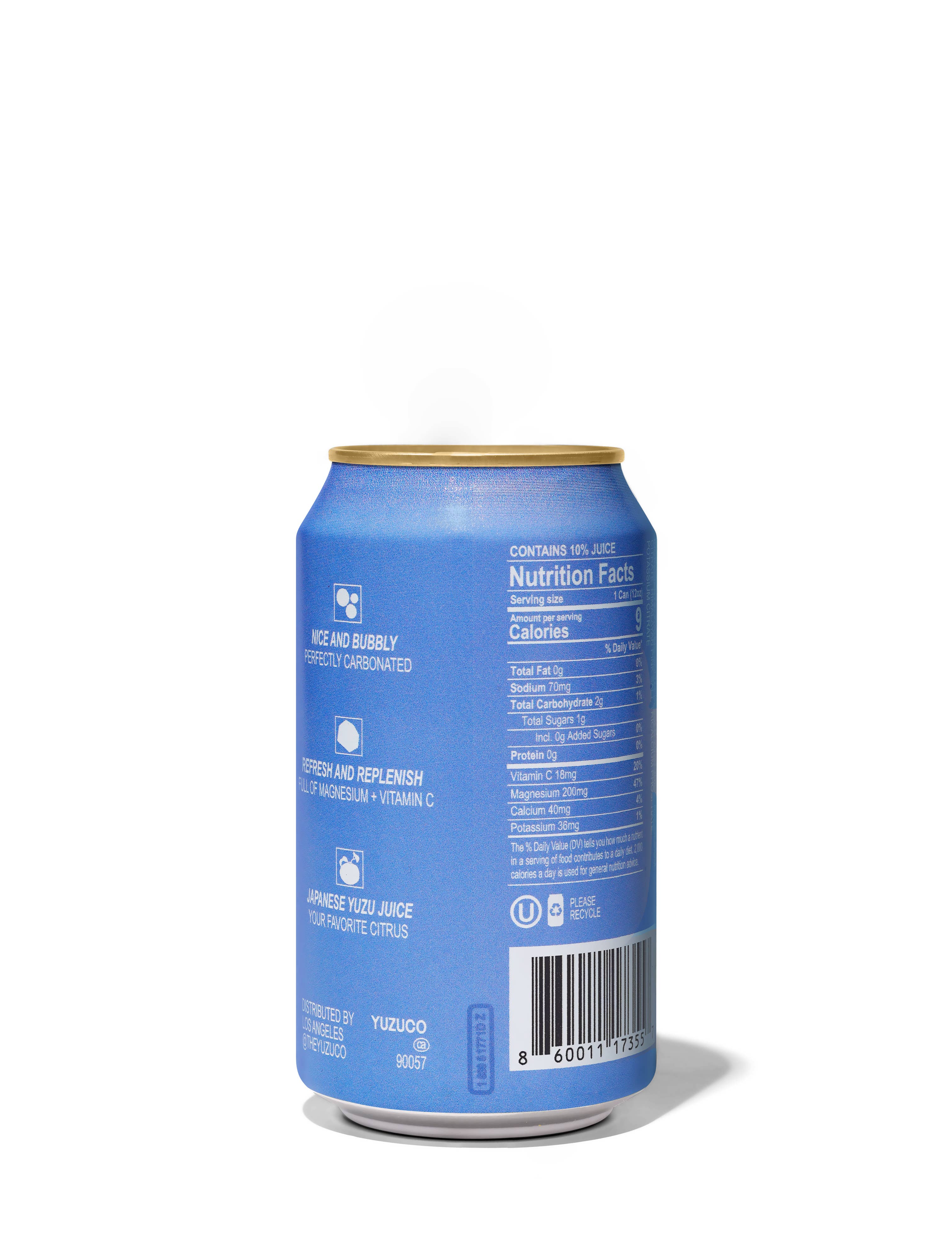 YUZUCO - Wholesale Sparkling Water - Sparkling Yuzu + Minerals  (12oz, 12pk)7