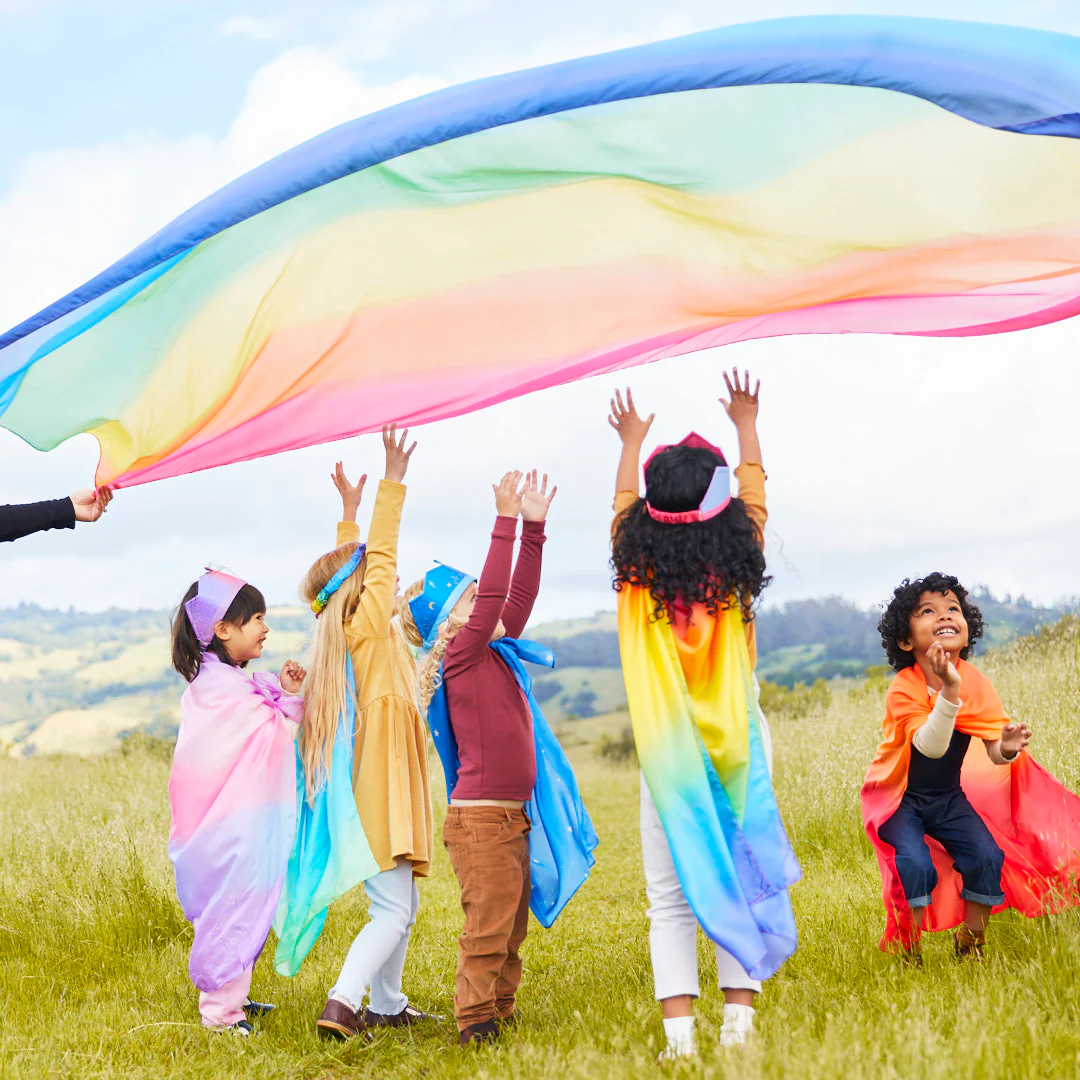 Sarah’s Silks - Wholesale Classic Toy - Kids - Double Rainbow Playsilk1