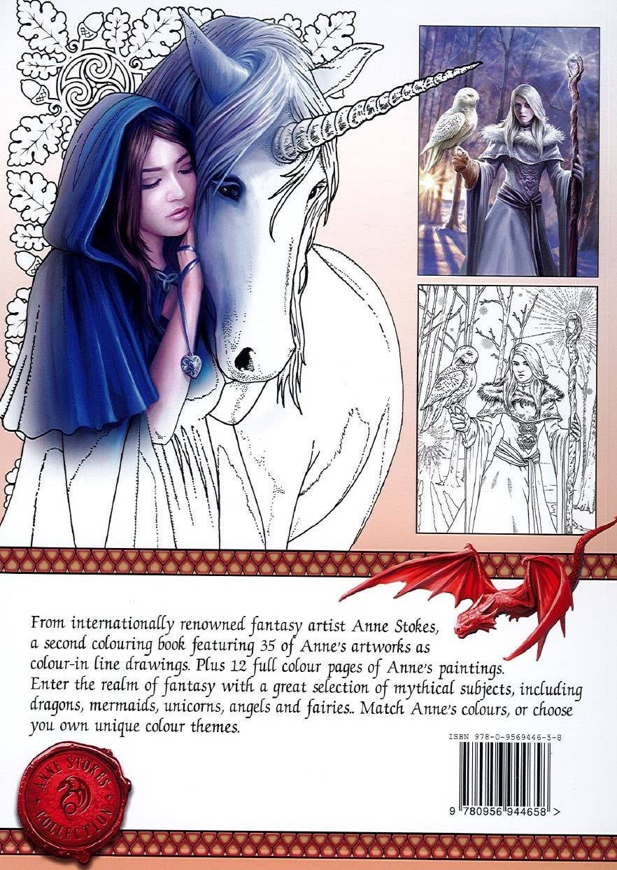 Starlinks Gifts - Wholesale Coloring & Activity Book - Adult - Anne Stokes Fantasy Art Coloring Book 2  ASCB21