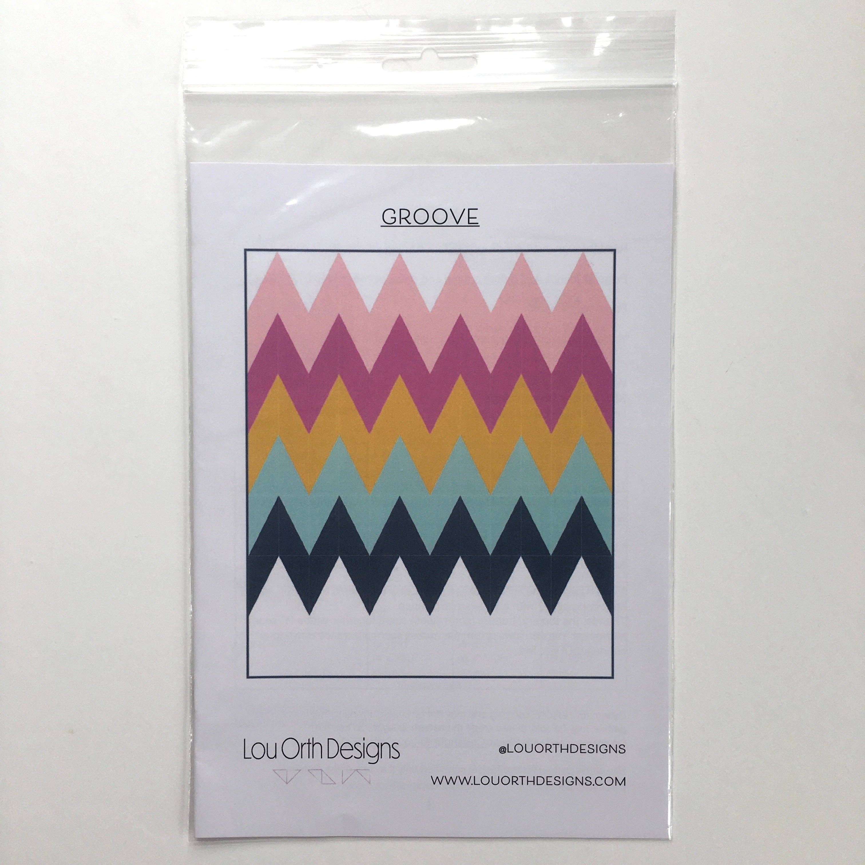 Lou Orth Designs - Wholesale Craft Sewing Kit - Groove - Paper pattern1