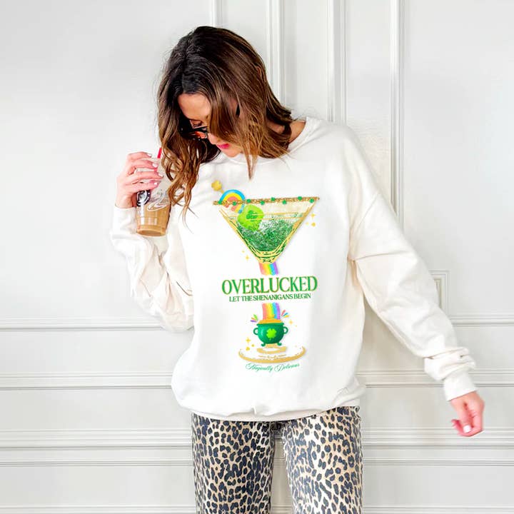 Camisola Overlucked por atacado de Poppy & Pine