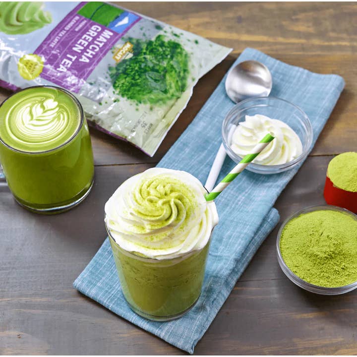 Mocafe™ Matcha Green Tea Latte Mix, 3lb for wholesale by Dark Canyon Coffee Company