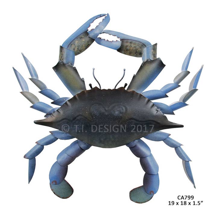 Blue Claw Crab Med for wholesale by T.I. Design