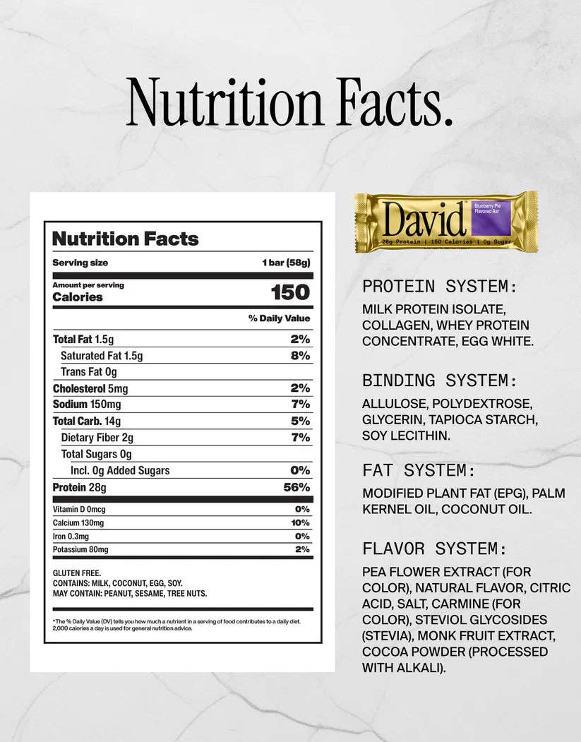 Campus Protein - Wholesale Snack Bar - David Protein Bar10