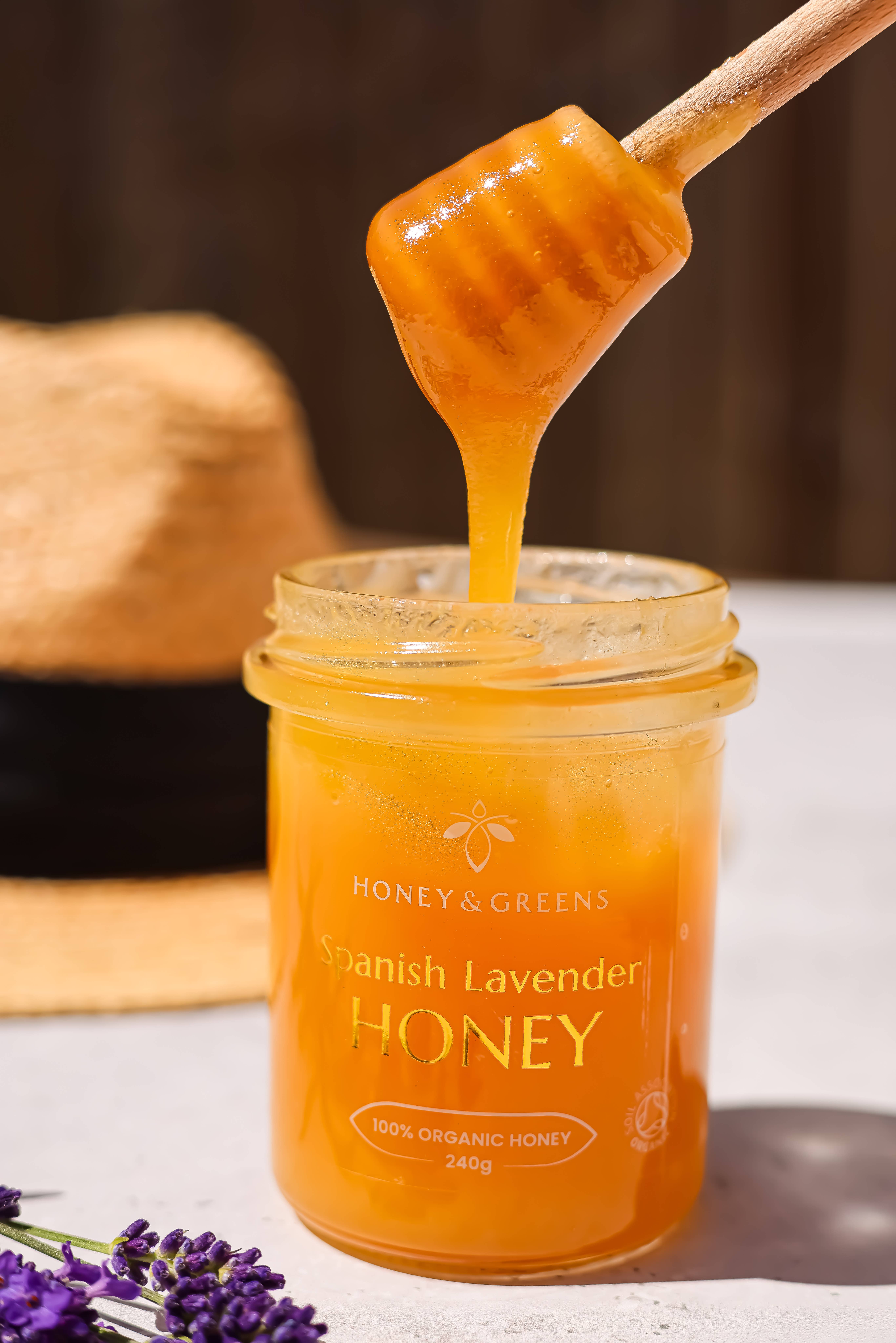 Honey & Greens – wholesale Honey – Spanish Raw Organic Lavender Honey 3