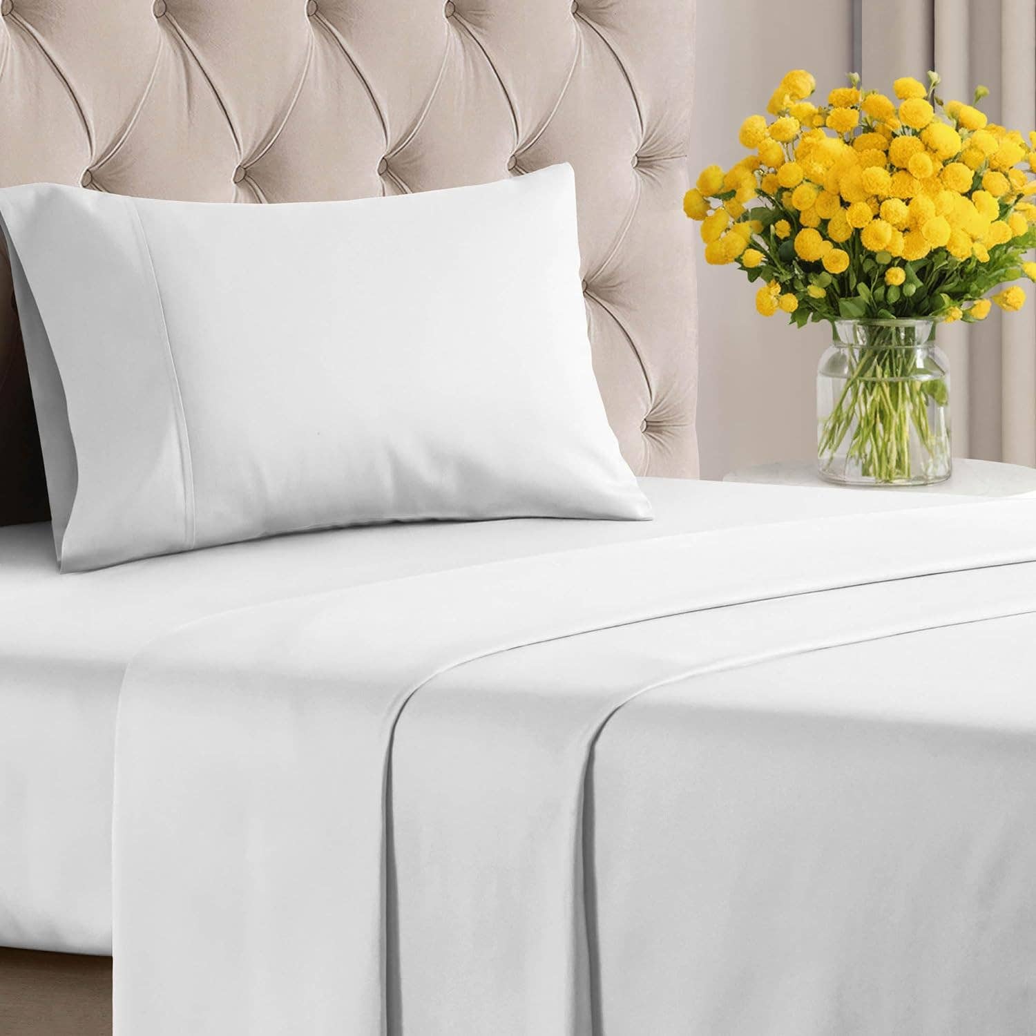 CGK Unlimited - Wholesale Sheet Set - Cotton 1000 Thread Count 4 Piece Sheet Set1