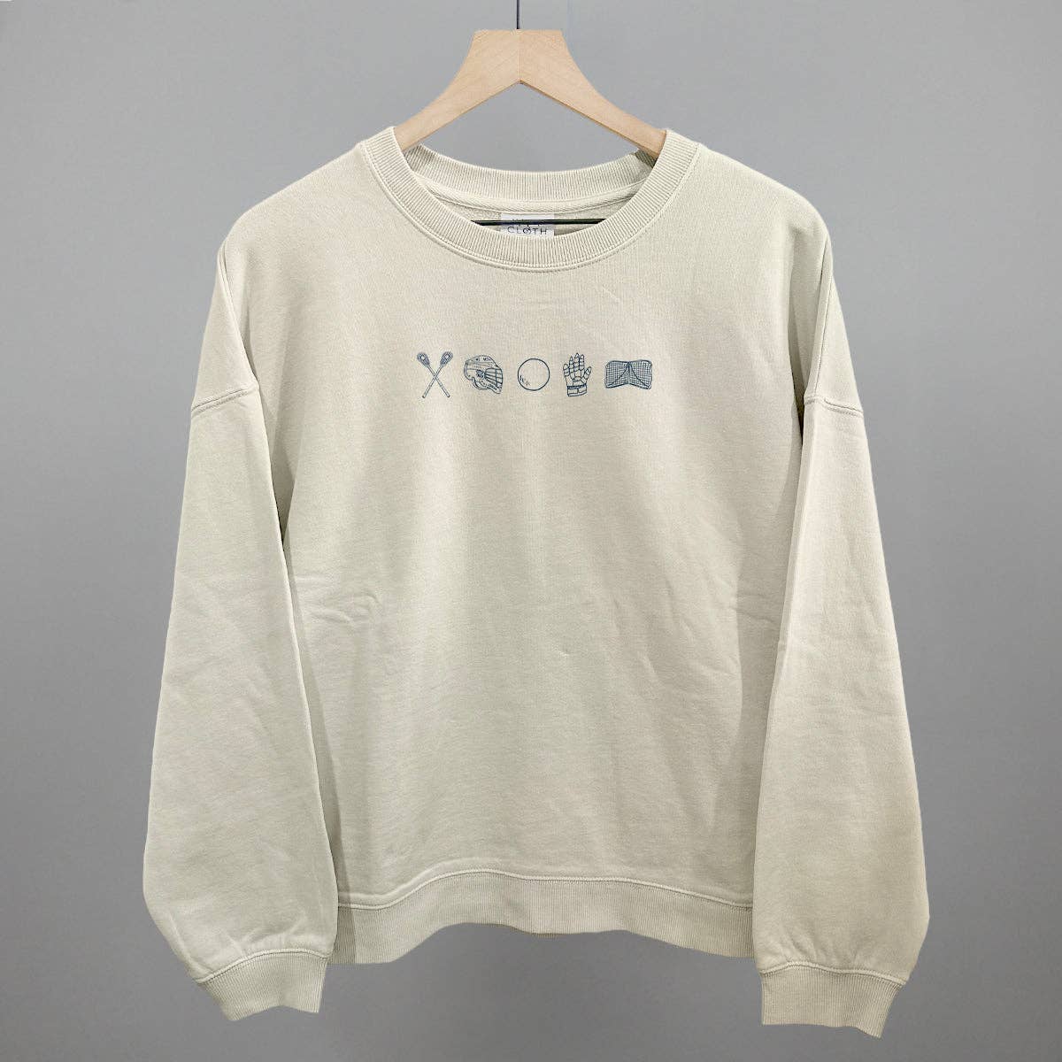 Ivy + Cloth - Wholesale Graphic Sweatshirt - Women's - Lacrosse Icon Doodles8