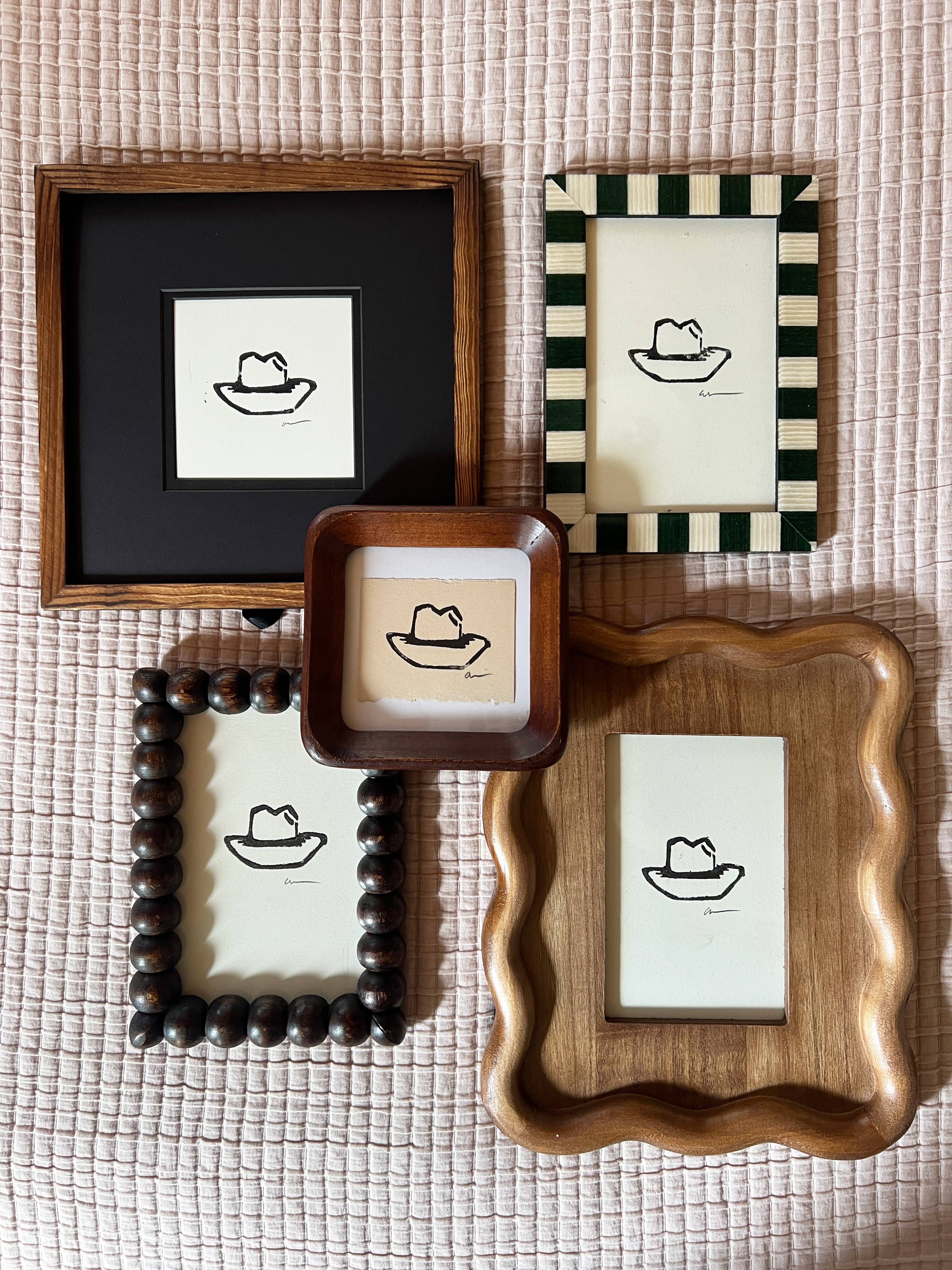 Studio Orch - Wholesale Art Print - 'Mini Hat' Linocut Print3