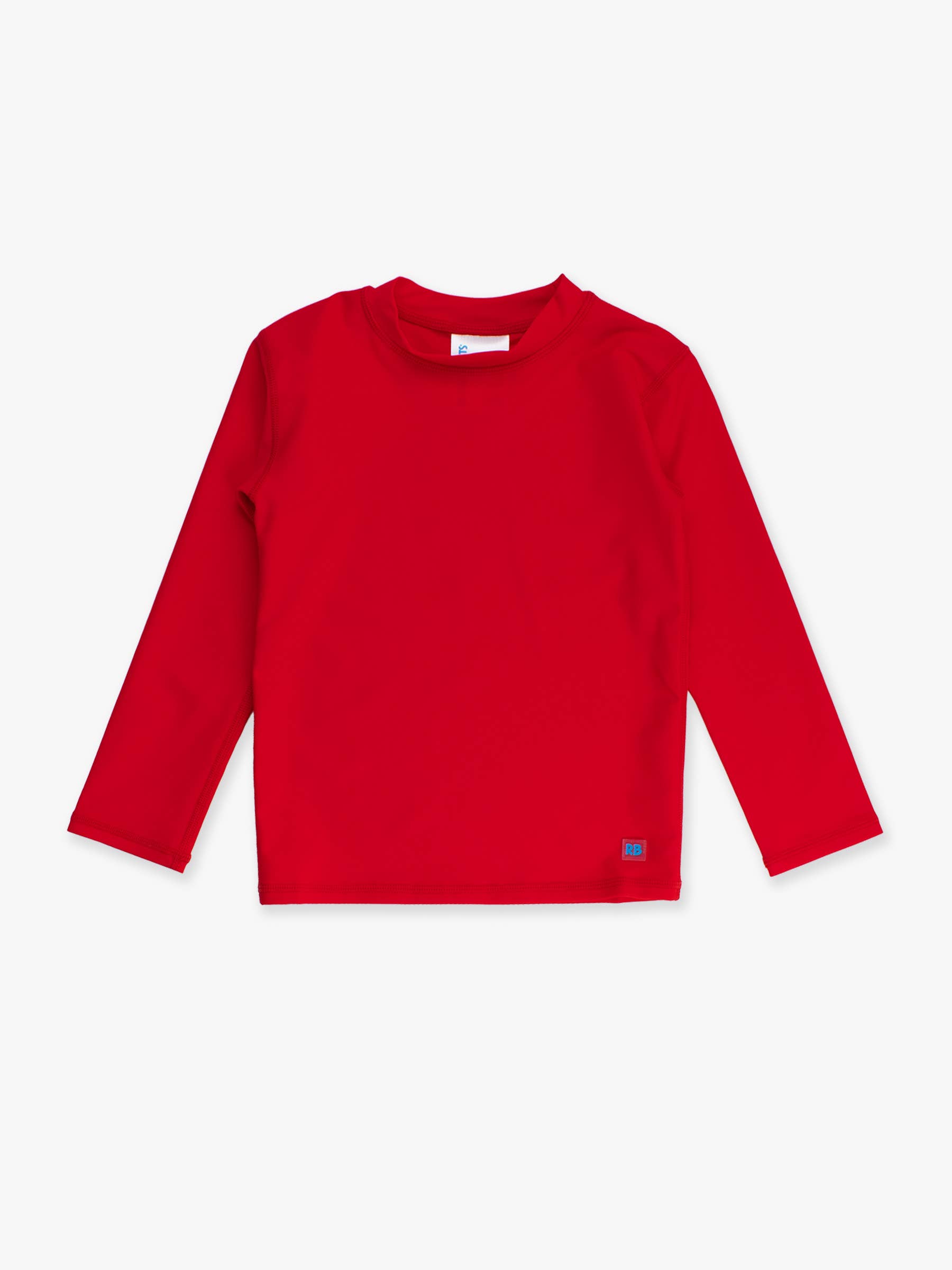 Boys Vintage Red Long Sleeve Rash Guard for wholesale on Faire1
