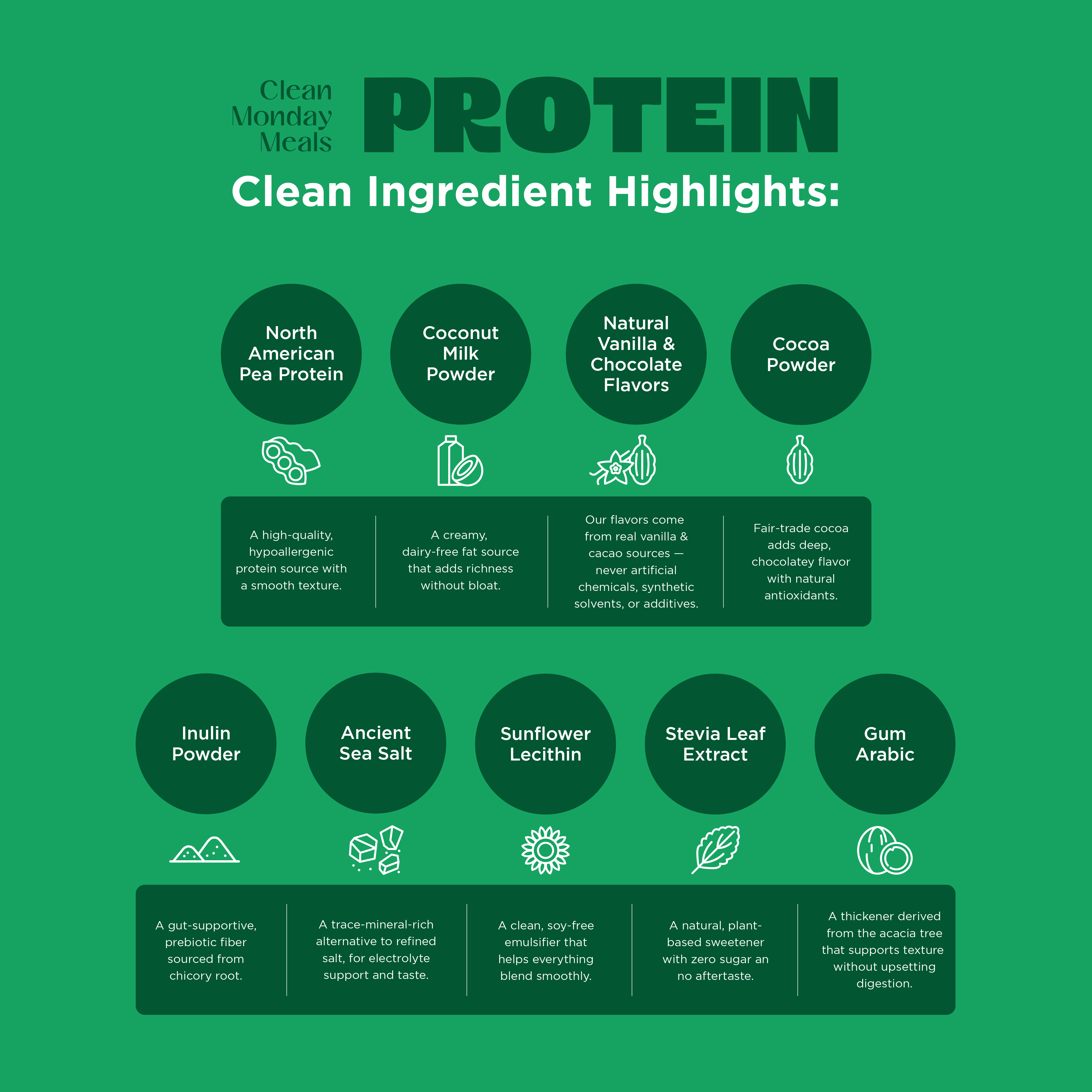 Clean Monday Meals - Wholesale Protein/Superfood Powder - Plant-Based Protein13