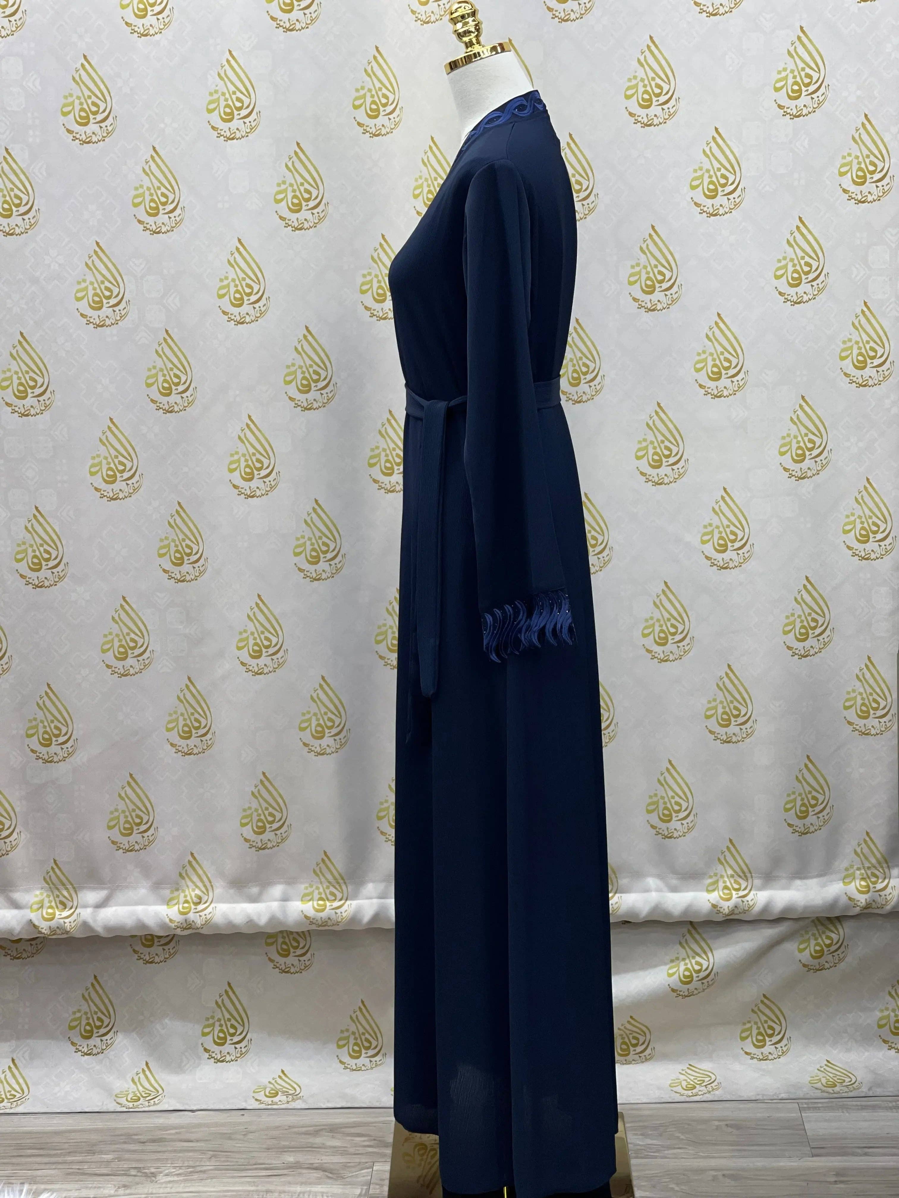Palestinian Elegance - Wholesale Kaftan - Women's - Elegant Abaya: Style and Sophistication in Harmony18