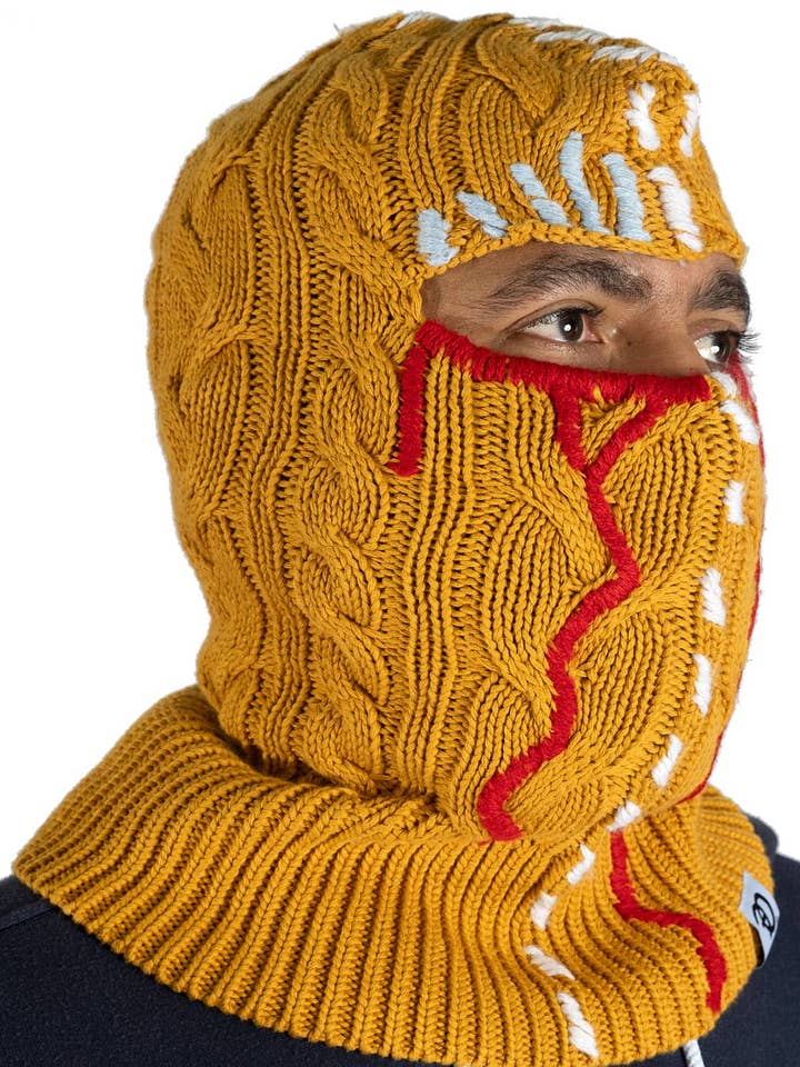 F050 Sheisty 101 Knit Mask - Wheat for wholesale by Frost Originals
