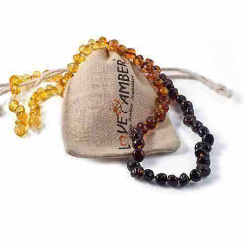 Adult Rainbow Bright Mixed Baltic Amber Necklace for wholesale by Love Amber x