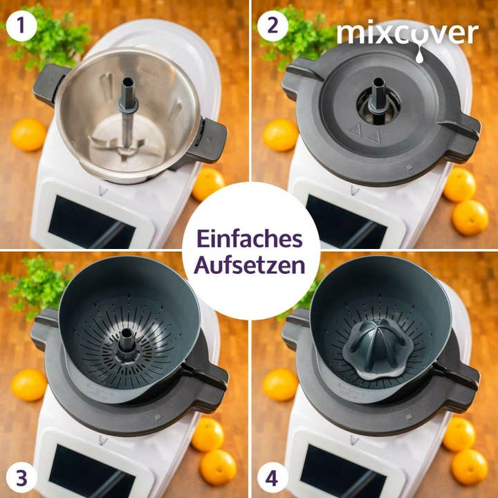 Mixcover GmbH – Großhandel Küchengerät – mixcover Saftpresse/Zitruspresse für Monsieur Cuisine Connect Entsafter