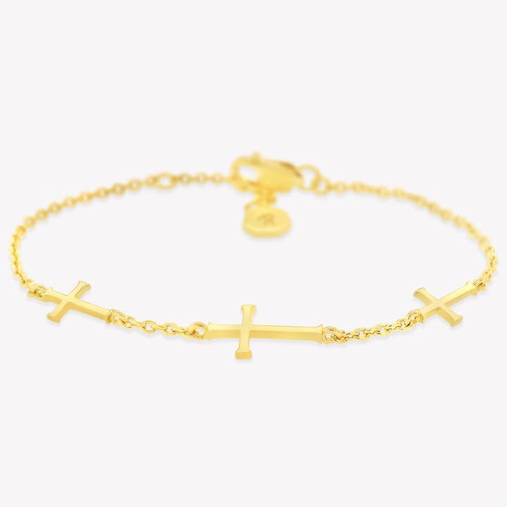 Bracelet en forme de croix du Calvaire pour la vente par Rizen Jewelry