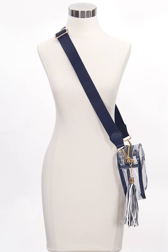 Hana - Wholesale Crossbody Bag - Women's - Clear PU Cross Body Camera Bag13