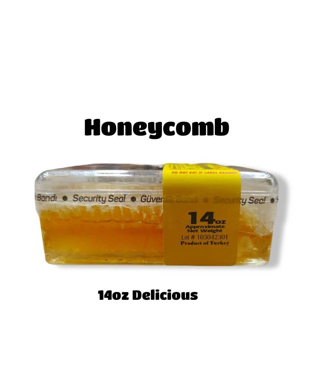 Naturz Beez - Wholesale Honey - HONEYCOMB 14oz PURE UNFILTERED HONEY COMB1