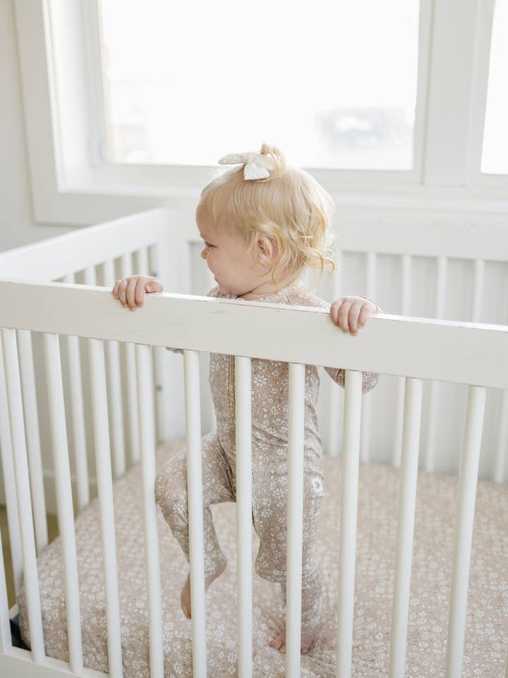 Little Joy Co. - Wholesale Sleepsuit - Baby - Dainty Ditsy Bamboo Zippy Romper3