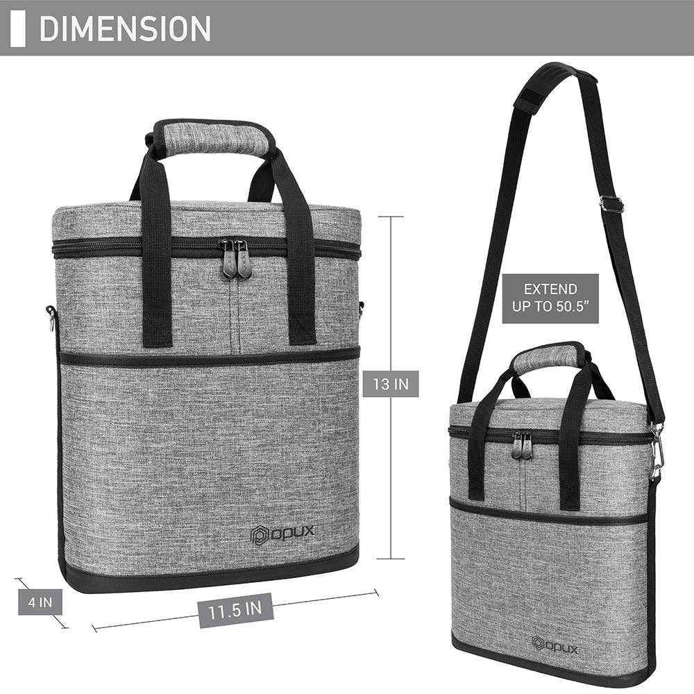OPUX - Wholesale Wine Tote - 3 Bottle Wine Carrier Bag46