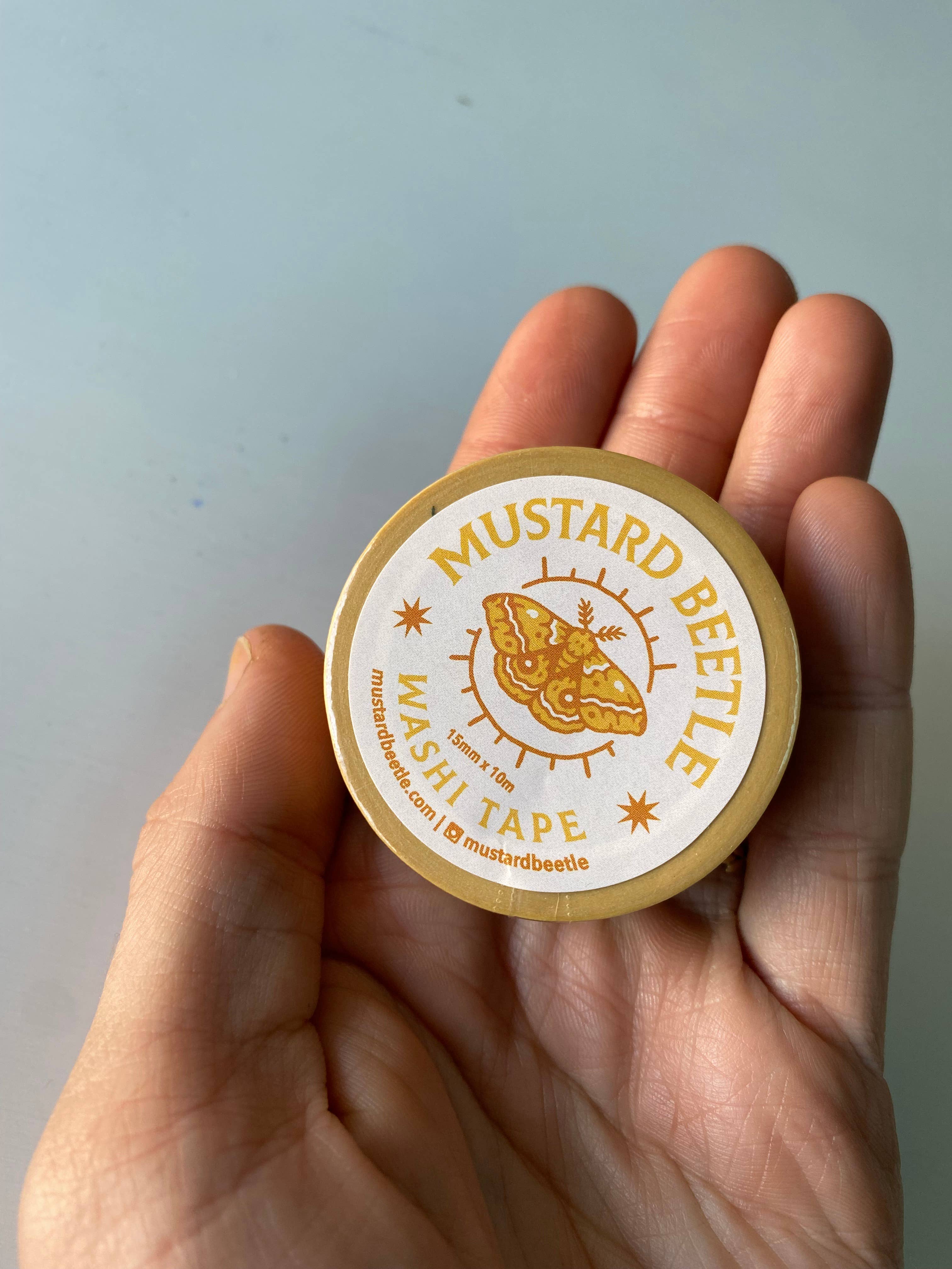 Mustard Beetle - Wholesale Washi Tape - Floral, Poppies + Mushrooms, 1/2" Washi Tape Roll5