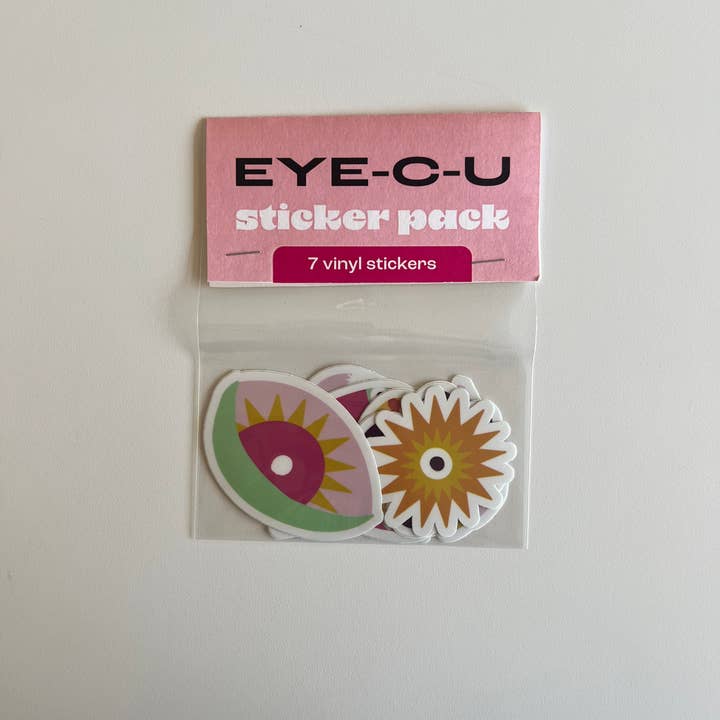 Lydia Writes Good - Wholesale Sticker - Eye-C-U Sticker Pack - Witchy Vibes - 7 vinyl stickers 6