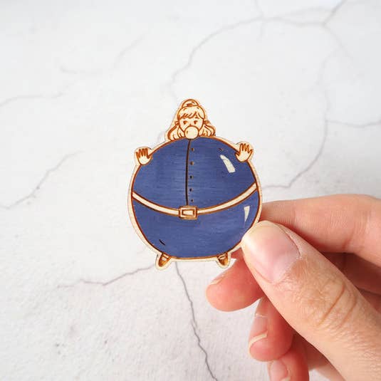 Violet Blueberry Brooch for wholesale by Kate Rowland