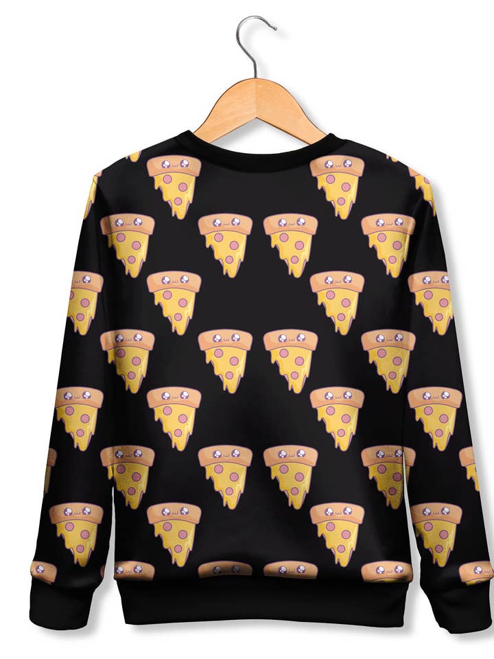 Fishikii Pizza Cat sweatshirt for kids | SUDN.52 for wholesale by Fishikii