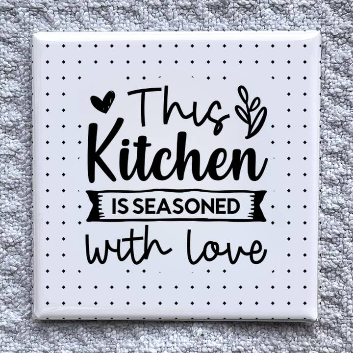 Made With Aloha Magnets,llc - Wholesale Magnet - This Kitchen 2x2" Magnet-Handmade Fridge Décor0