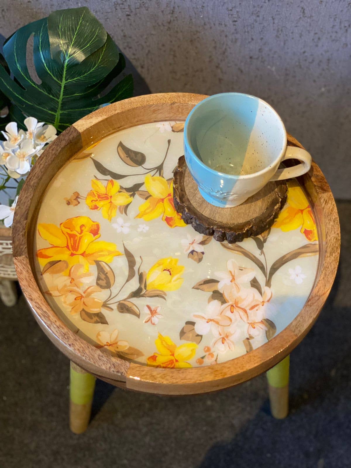 Hartsmede - Wholesale Side Table - Handmade Side Table Removable Legs Hummingbird Tray Table22