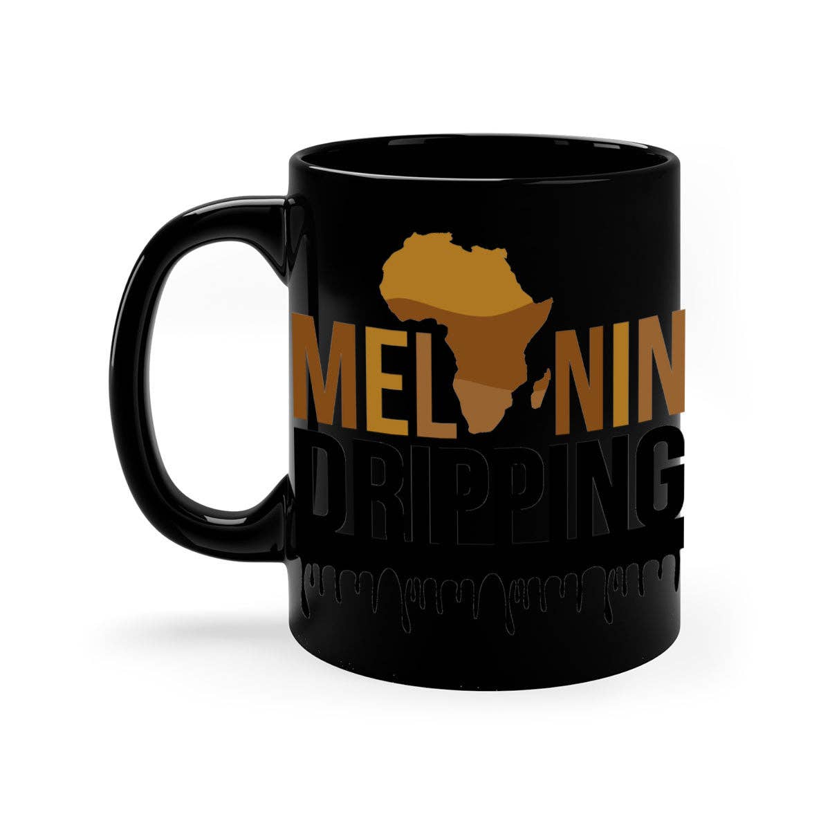 Mugs R Us – Großhandel Kaffeebecher – Melanin Dripping 182#- Black Words - Phrases-Tasse/Kaffeetasse22