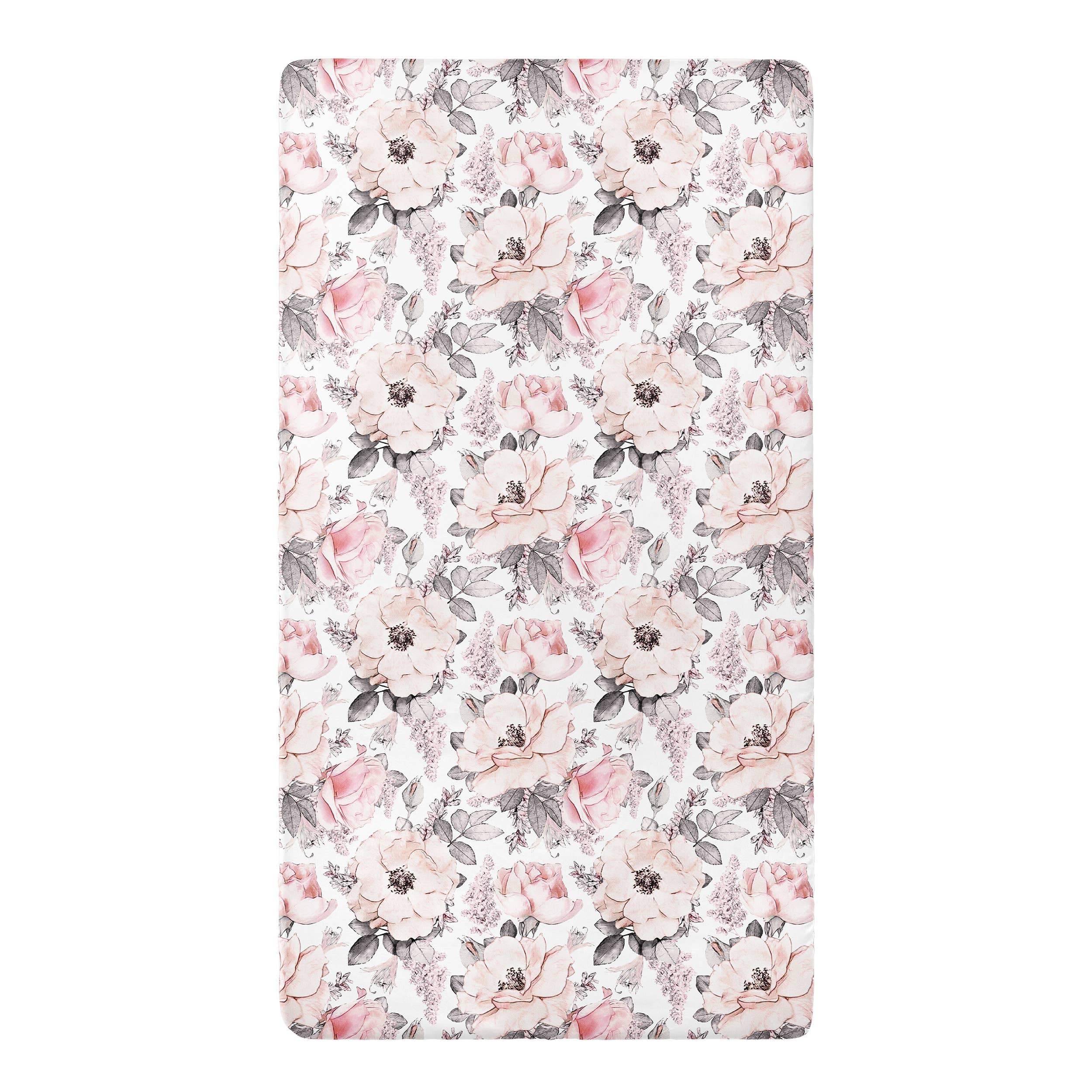 JLIKA - Wholesale Cot/Crib Sheets - Crib Sheets 100% Cotton Peonies3