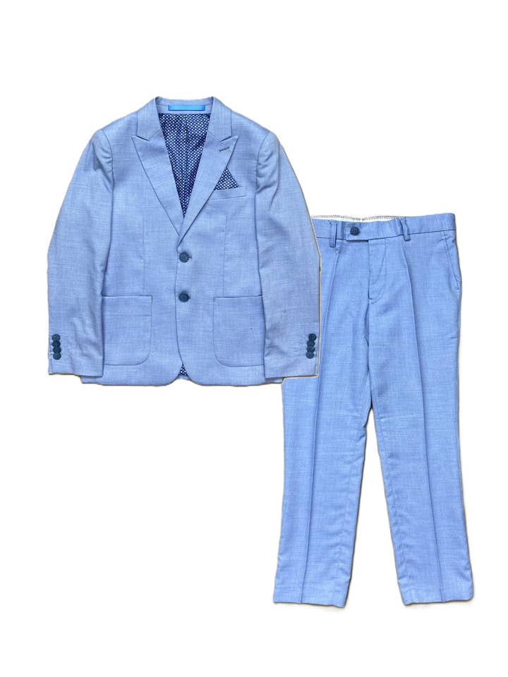 ST2789 - Boy's Solid 2PC Suit - Multiple Colors Available for wholesale by Isaac Mizrahi