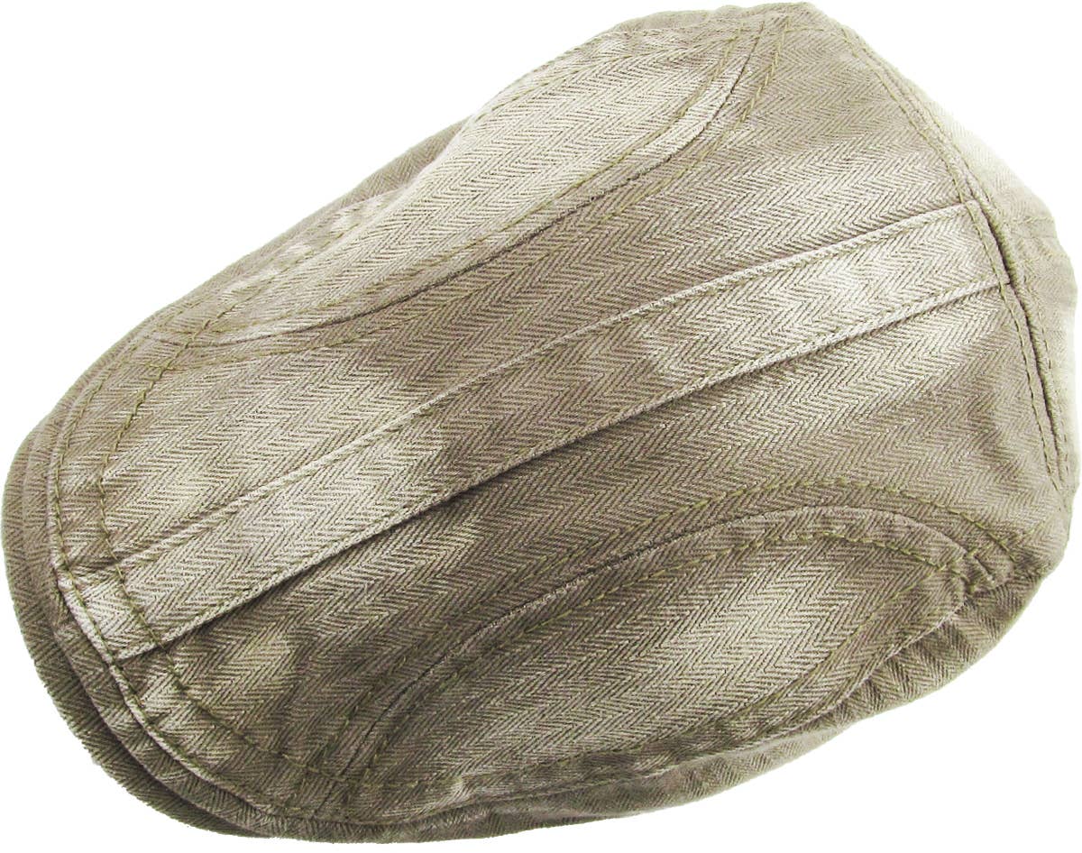 KBETHOS - Wholesale Newsboy/Schoolboy Hat - Men's - CLASSIC WASHED NEWSBOY IVY25