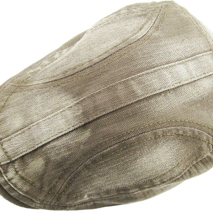 KBETHOS - Wholesale Newsboy/Schoolboy Hat - Men's - CLASSIC WASHED NEWSBOY IVY25