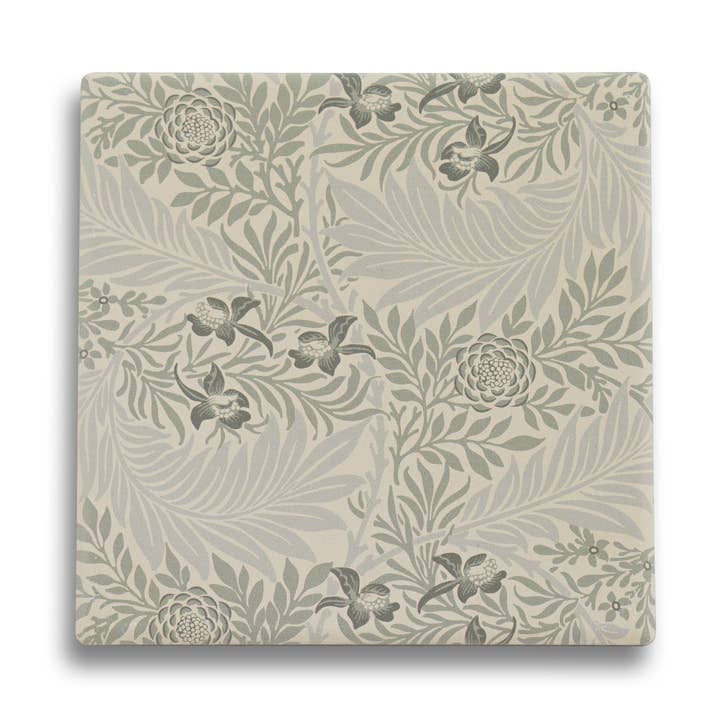 Coaster Single Ceramic - ACS William Morris (Larkspur) for wholesale by Half Moon Bay