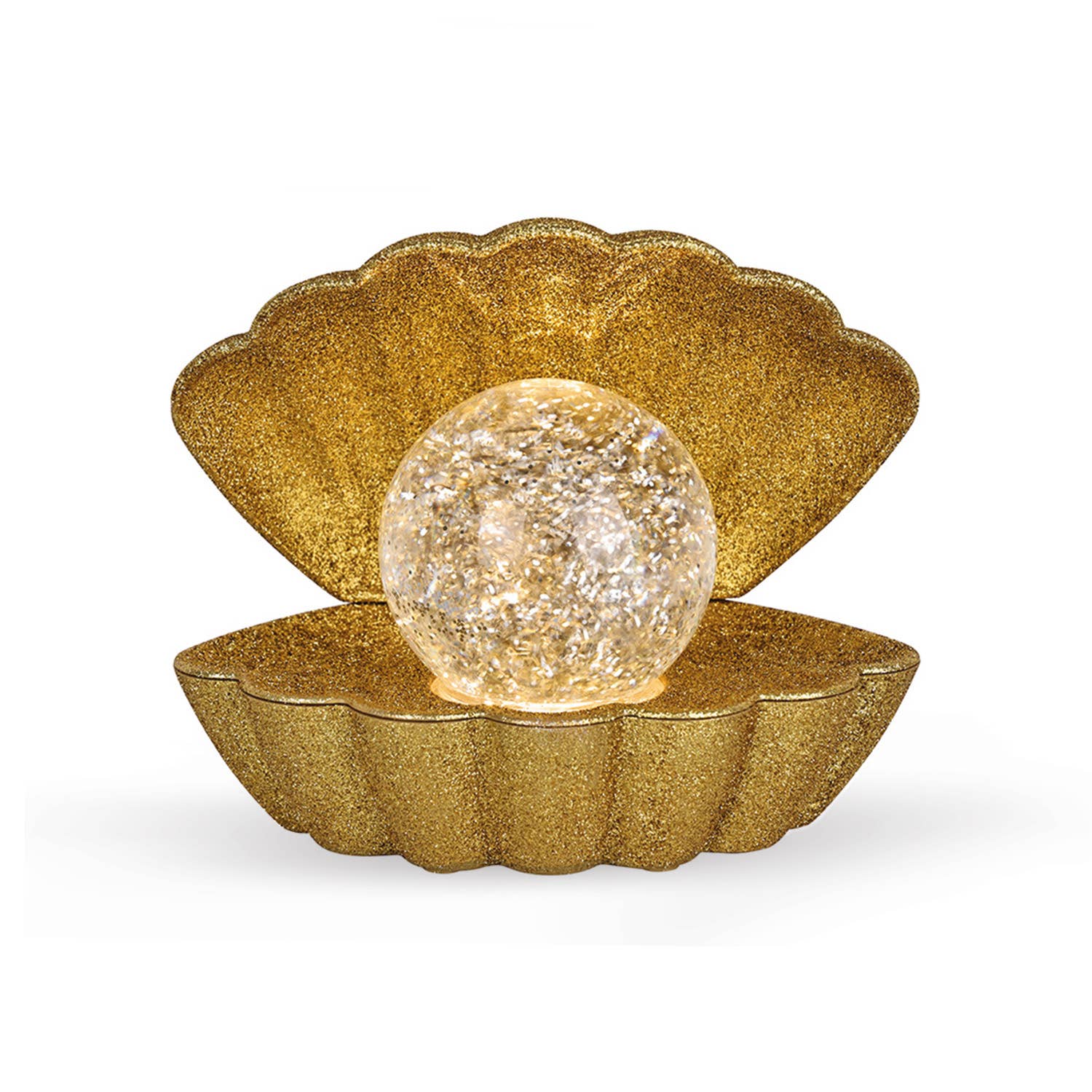 Opjet Paris - Wholesale Accent/bureaulamp - Decoratieve lamp Coki goud disco op batterijen L17,5 D12,5 H15cm0