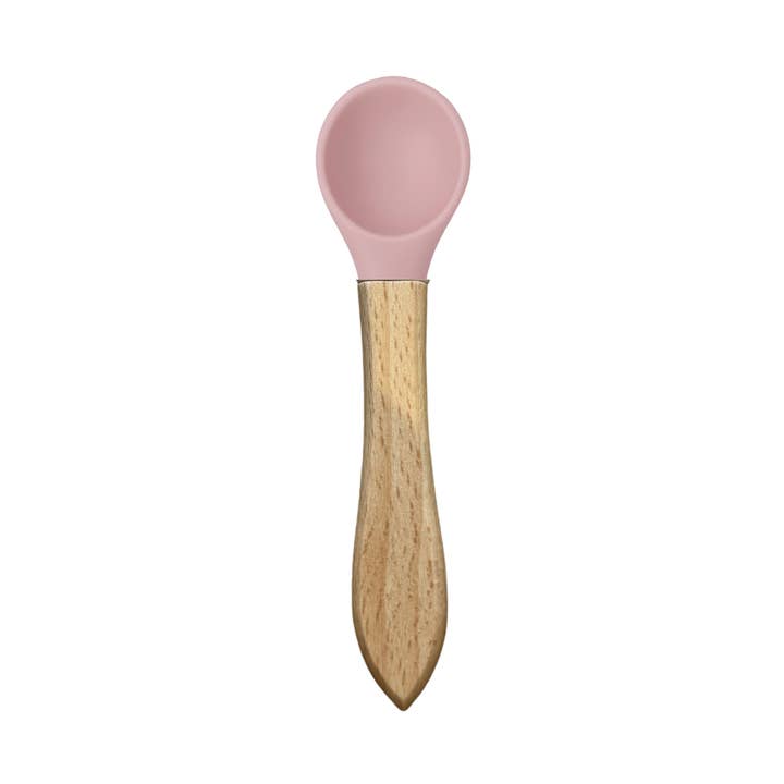 Toddler Spoon with Wooden Handle # for wholesale by Loomie London