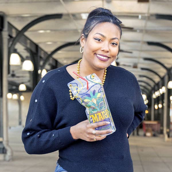 NeckSip - Wholesale Party Favor - Mardi Gras - Draagbare drinkzakjes (16 oz | 2-pack)23