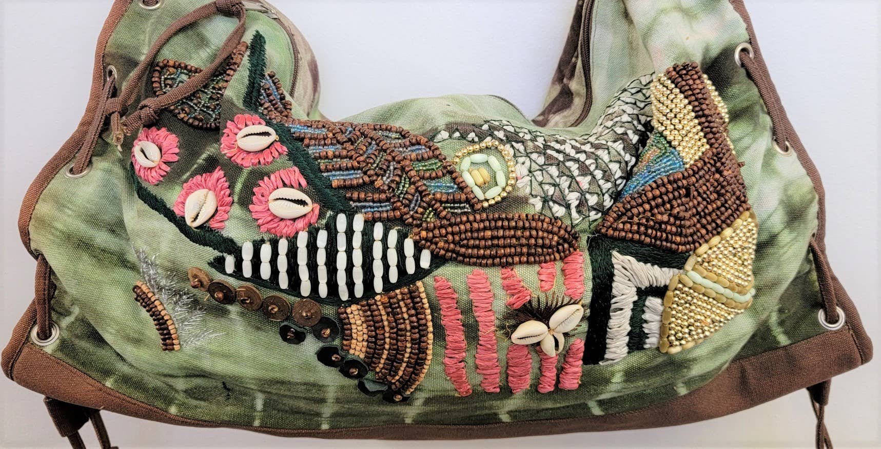 Ricki designs – Engroshandel Skuldertaske – Kvinder – BOMULD LÆRRED STOR SKOLETASKE/GYM TASKE1