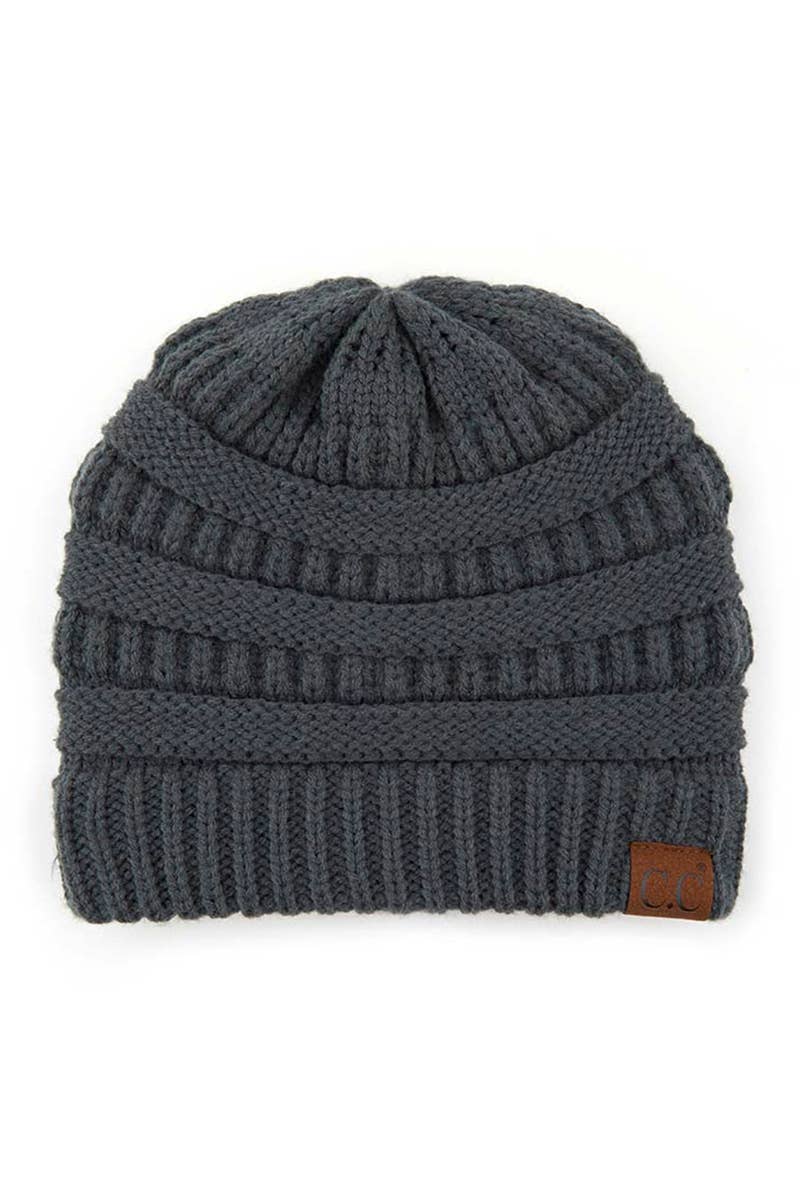 Oblige by G – Großhandel Beanie – Damen – Klassische Strickmütze mit C.C.-Etikett HAT-20A42