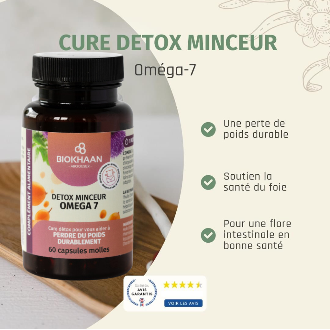 BIOKHAAN - Wholesale Oral Supplement/Vitamin - 60 SLIMMING DETOX SOFTGELS / SEABUCKTHORN - MILK THISTLE5