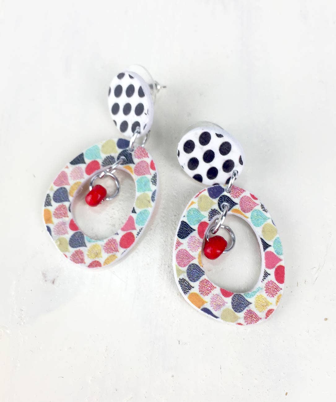Pipapaper - Vente Boucles d'oreilles pendantes - Carolina mini 81